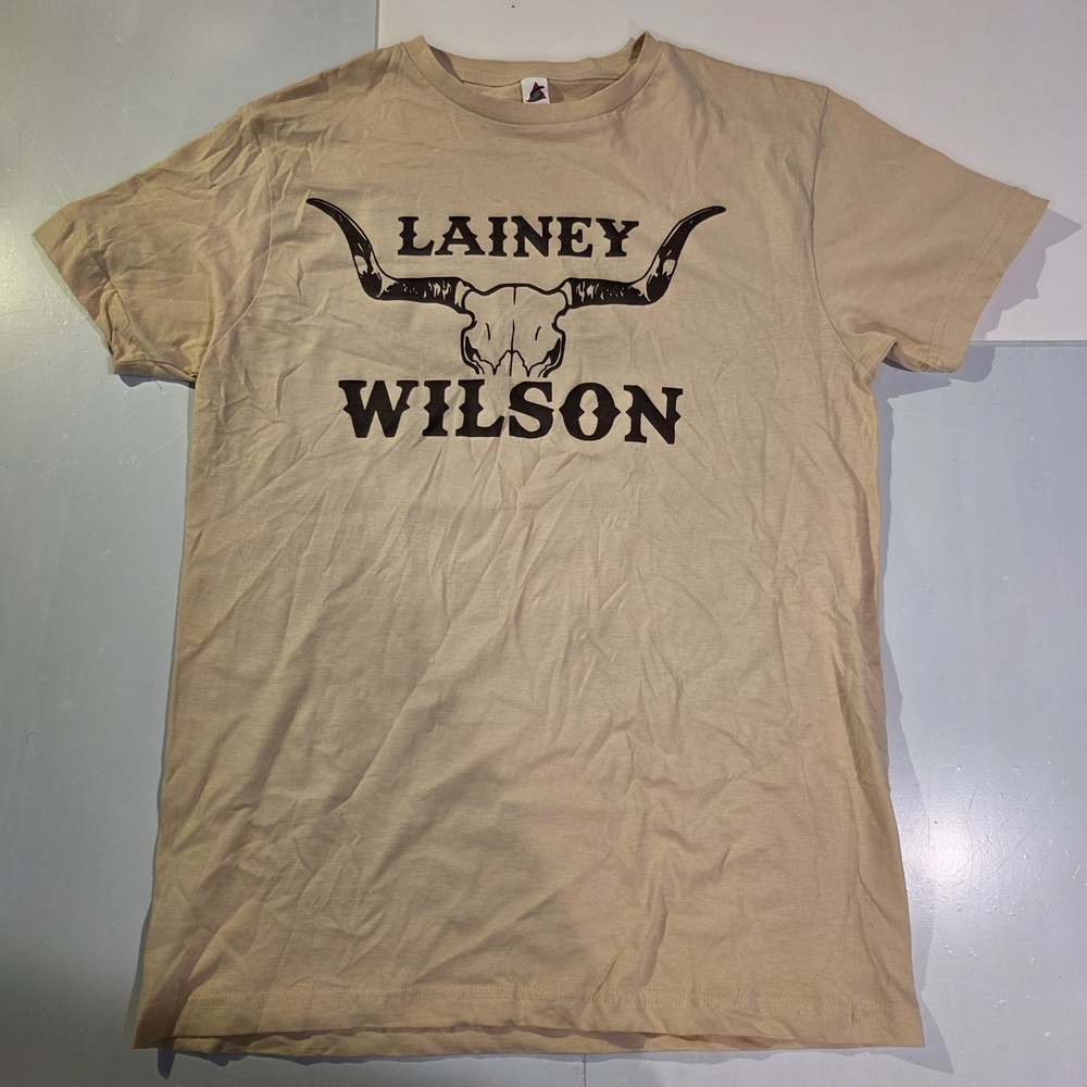 Lainey Wilson Tan Graphic Tee - Short Sleeve